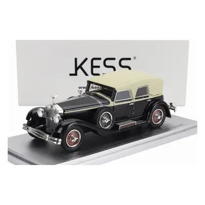 Kess-model Isotta fraschini Tipo 8a Ss Castagna Ch.1578 Cabriolet Closed 1930 1:43 Black Beige