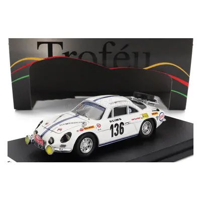 Trofeu Renault Alpine A110 N 136 Rally Montecarlo 1970 L.elfs - P.lorang 1:43 Bílá