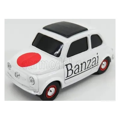 Brumm Fiat 500 Brums Banzai 2017 1:43 Bílá