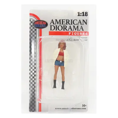 American diorama Figures Girl Hip Hop - 3 1:18 Bílá Červená Modrá