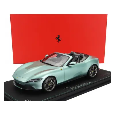 Bbr-models Ferrari Roma Spider Open 2020 - Con Vetrina - With Showcase 1:18 Verde Tevere - Zelen