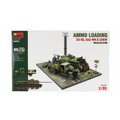 Miniart GAZ Set Ammo Loading Diorama - Truck With Tank Su-85 With Military Figures 1:35 /