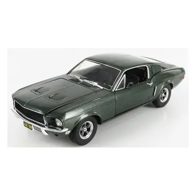 Greenlight Ford usa Mustang Gt390 Coupe 1968 - Bullit - Steve Mcqueen 1:18 Tmavě Zelená Highland