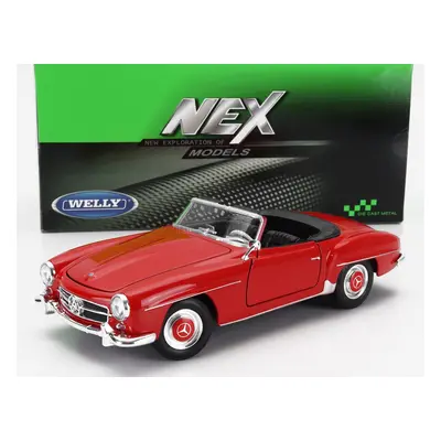 Welly Mercedes benz 190sl Cabriolet Open 1955 1:24 Red