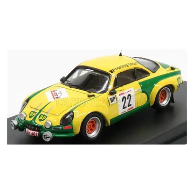 Trofeu Renault A110 Alpine N 22 Rally Ypres 1976 F.roothaert - E.nijs 1:43 Žlutá Zelená