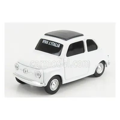 Brumm Fiat 500 1965 - Viva L'italia 150th Anniversario Italia 1861 - 2011 1:43 Bílá