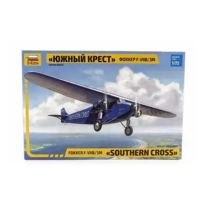 Zvezda Airplane Southern Cross 1929 1:72 /