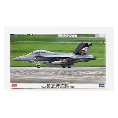 Hasegawa Boeing Ea-18g Growler Vaq-138 Yellow Jackets Military Airplane 2022 1:72 /