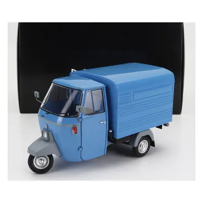 Mitica-diecast Piaggio Ape P501 Van Closed 1979 - Con Vetrina - With Showcase 1:18 Blu 7210