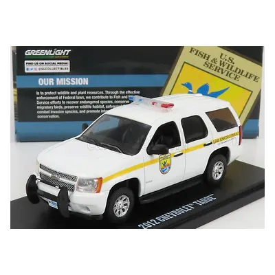 Greenlight Chevrolet Tahoe Police U.s. Fish & Wildlife Service 2012 1:43 Bílá