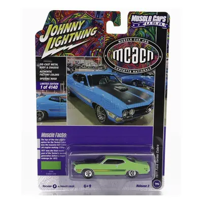 Johnny lightning Ford usa Torino Cobra Coupe 1971 1:64 Zelená