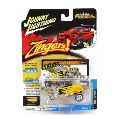 Johnny lightning Ford usa Hiboy Zinger Custom 1932 1:64 Žlutá