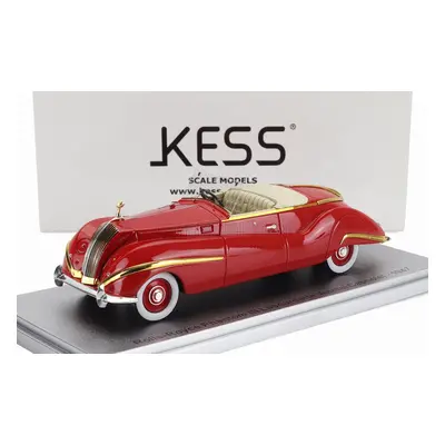 Kess-model Rolls royce Phantom Iii Labourdette Vutotal Cabriolet Open 1947 1:43 Červené Zlato