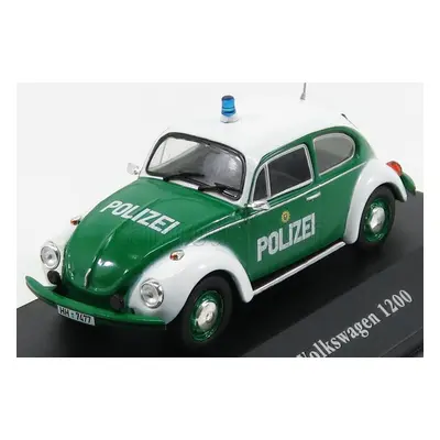 Edicola Volkswagen Beetle 1200 Polizei 1977 1:43 Zelená Bílá