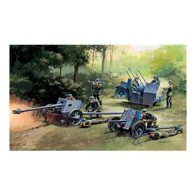 Italeri GERMAN GUNS SET: PAK35-PAK40-FLAK38 (1:72)