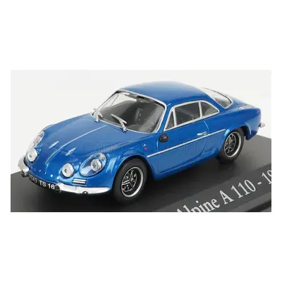 Edicola Renault Alpine A110 1969 - Black Wheels - Con Vetrina - With Showcase 1:43 Blue Met