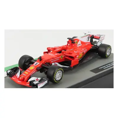 Edicola Ferrari F1 Sf70h N 5 Season 2017 Sebastian Vettel 1:43 Červená Bílá