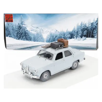 Rio-models Alfa romeo Giulietta Ti Vacanze Invernali Winter Holidays 1959 1:43 Světle Modrá