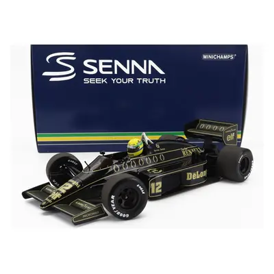 Minichamps Lotus F1 98t Renault Turbo N 12 Season Dirty Version 1986 Ayrton Senna 1:18 Černé Zl