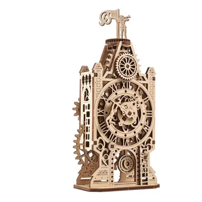 Ugears 3D dřevěné mechanické puzzle Hodinová věž