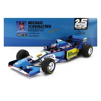 Minichamps Benetton F1 B195 Team Mild Seven Renault N 1 World Champion Season 1995 Michael Schum