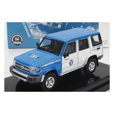 Paragon-models Toyota Land Cruiser 76 Jaf Japan Automobile Federation 2017 1:64 Modrá Bílá