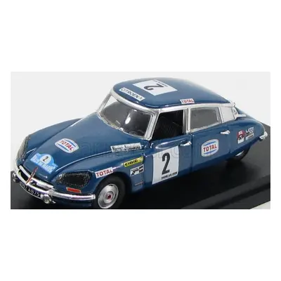 Rio-models Citroen Ds21 N 2 4th Rally Marocco 1971 Bob Neiret - Jacques Terramorsi 1:43 Blue