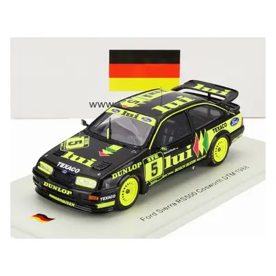 Spark-model Ford england Sierra Rs500 Cosworth N 5 Dtm 1988 Manuel Reuter 1:43 Černá Žlutá