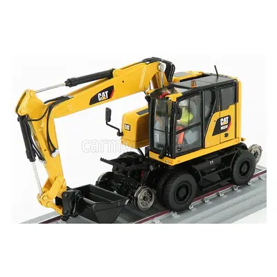 Dm-models Caterpillar Catm323f Kolový bagr na železnici 1:50, žlutá