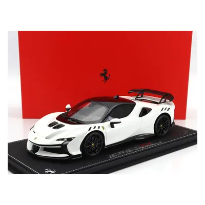 Bbr-models Ferrari Sf90 Xx Stradale 2024 - Con Vetrina - With Showcase 1:18 Bianco Cervino - Bíl