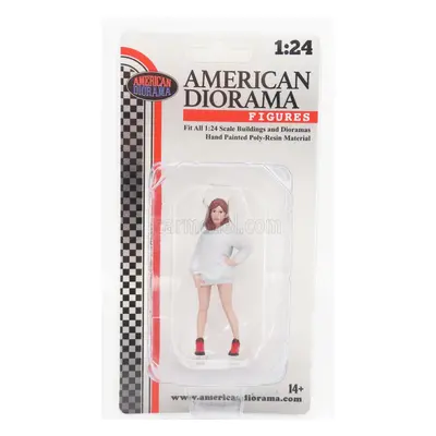 American diorama Figures Girl Hip Hop - 2 1:24 Grey