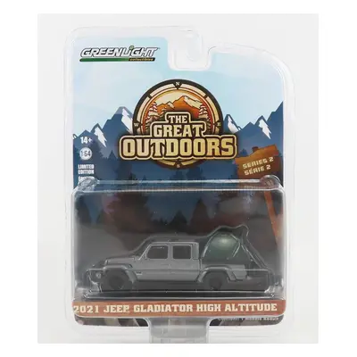 Greenlight Jeep Gladiator Pick-up 2021 - The Great Outdoors 1:64 Grey Met