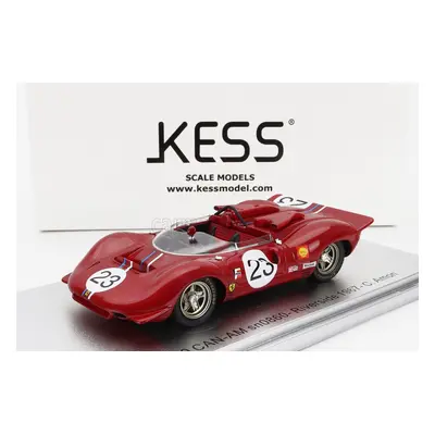 Kess-model Ferrari 350 P4 Spider Can-am S/n0860 N 23 Riverside Race 1967 C.amon 1:43 Red