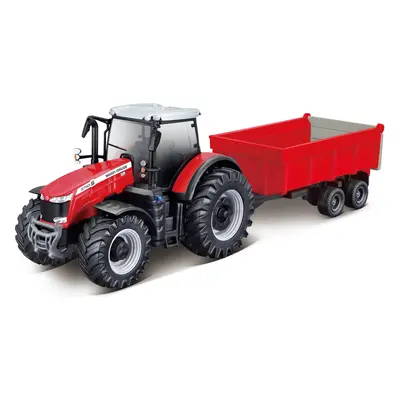 Bburago Massey Ferguson 8740S s vlečkou