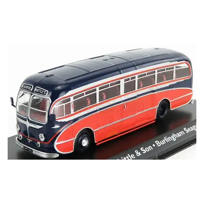 Edicola Leyland Tiger Cub Autobus Burlingham Seagull Coach Jt Whittle & Son 1951 1:72 Červená Če