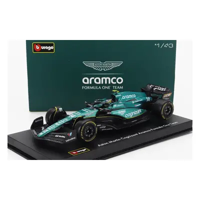 Bburago Aston martin F1 Amr23 Team Aramco Cognizant N 14 Season 2023 Fernando Alonso - With Pil