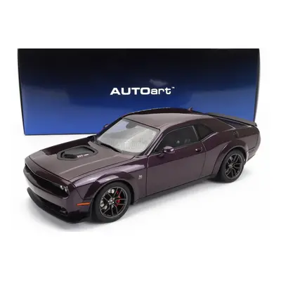 Autoart Dodge Challenger R/t Scat Pack Widebody 2022 1:18 Hellraisin Purple