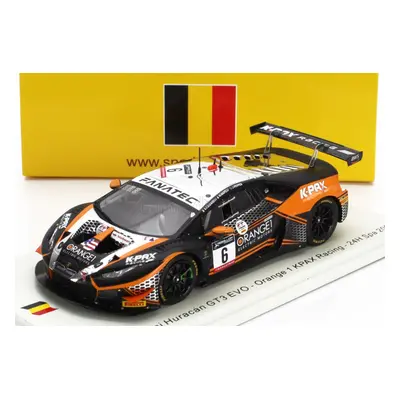 Spark-model Lamborghini Huracan Gt3 Evo Team Orange 1 Kpax Racing N 6 24h Spa 2022 J.pepper - A.