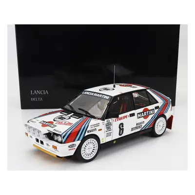 Kyosho Lancia Delta Hf Integrale 4wd (night Version) Team Martini Racing N 6 Winner Rally Montec