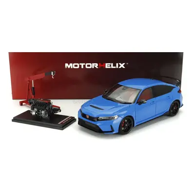 Motorhelix Honda Civic Type-r (fl5) With Engine And Accessories 2020 1:18 Modrá Závodní Perleť