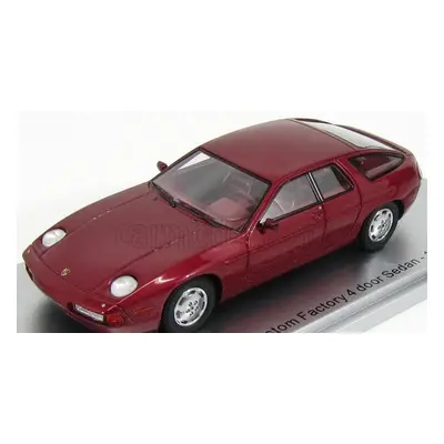 Kess-model Porsche 928 Custom Factory 4-door Sedan 1986 1:43 Red Met