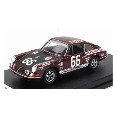 Trofeu Porsche 911t Team Egreteaud N 66 24h Le Mans 1969 J.egreteaud - R.lopez 1:43 Bordeaux Bla