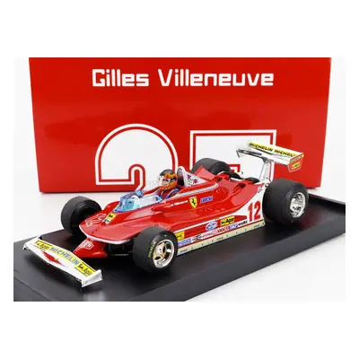 Brumm Ferrari F1 312t4 N 12 Winner Usa Ovest Gp 1979 Gilles Villeneuve - With Driver Figure 1:4