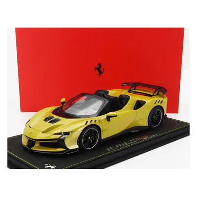 Bbr-models Ferrari Sf90 Xx Stradale Spider 2024 - Con Vetrina - With Showcase 1:18 Giallo Montec