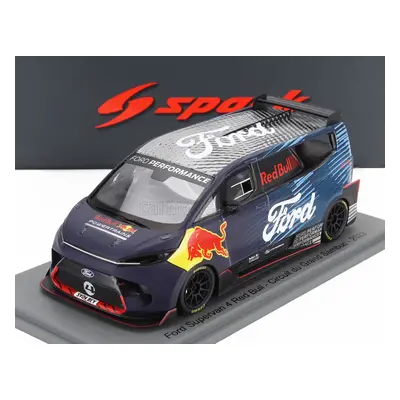 Spark-model Ford england Transit Supervan 4 Red Bull Circuit De Grand Sambuc 2023 Max Verstappen