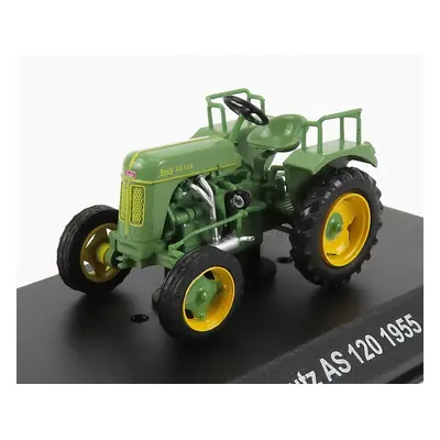 Edicola Bautz As120 Tractor 1955 - Con Vetrina - With Showcase 1:43 Zelená