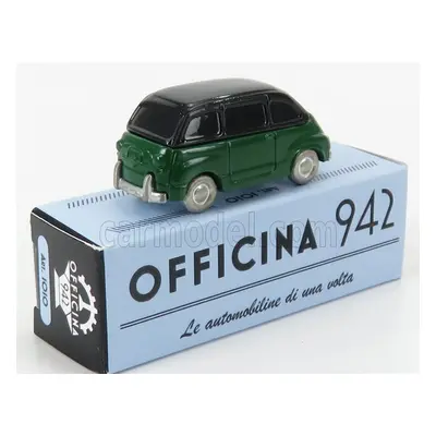 Officina-942 Fiat 600 Multipla 1956 1:76 Zelená Černá