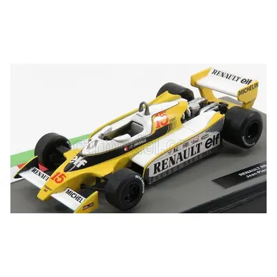 Edicola Renault F1 Rs10 N 15 Season 1979 Jean Pierre Jabouille 1:43 Žlutá Bílá