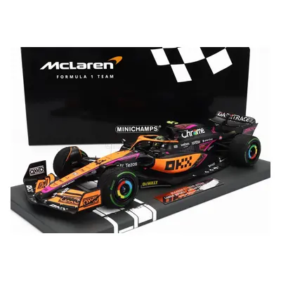 Minichamps Mclaren F1 Mcl36 Team Mclaren N 4 Singapore Gp 2022 Lando Norris 1:18 Oranžová Světl