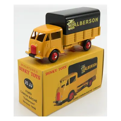 Edicola Ford usa Truck Telonato Calberson 2-assi 1955 1:43 Žlutá Černá